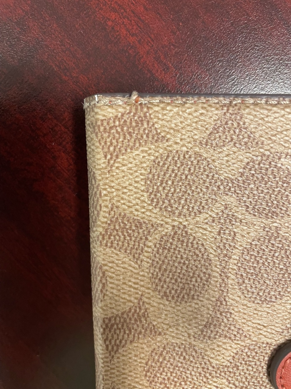 Coach iPhone 12 Phone Case Signature Canvas Folio Wallet Case - Picture 2 of 4